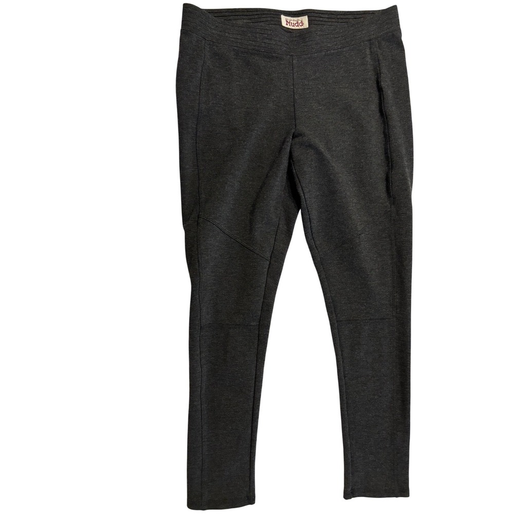 Mudd Knit‎ Jeggings Moto Style Casual Pants Dk Gray Size M-EUC